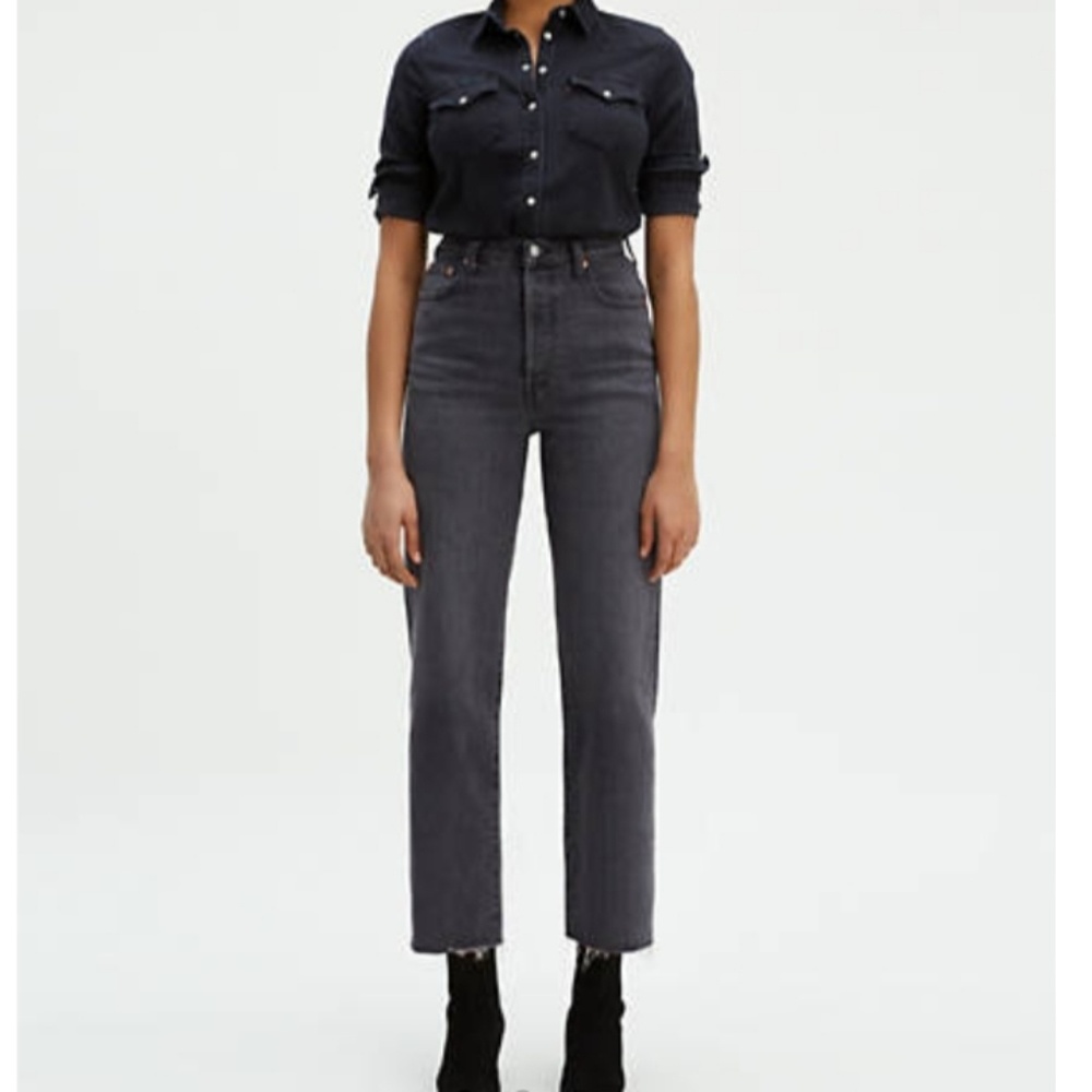 Levi's ribcage straight ankle jean